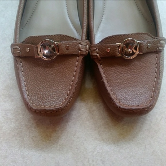 Michael Kors May Moc MK Logo Loafer Moccasin Shoes - Picture 3 of 7